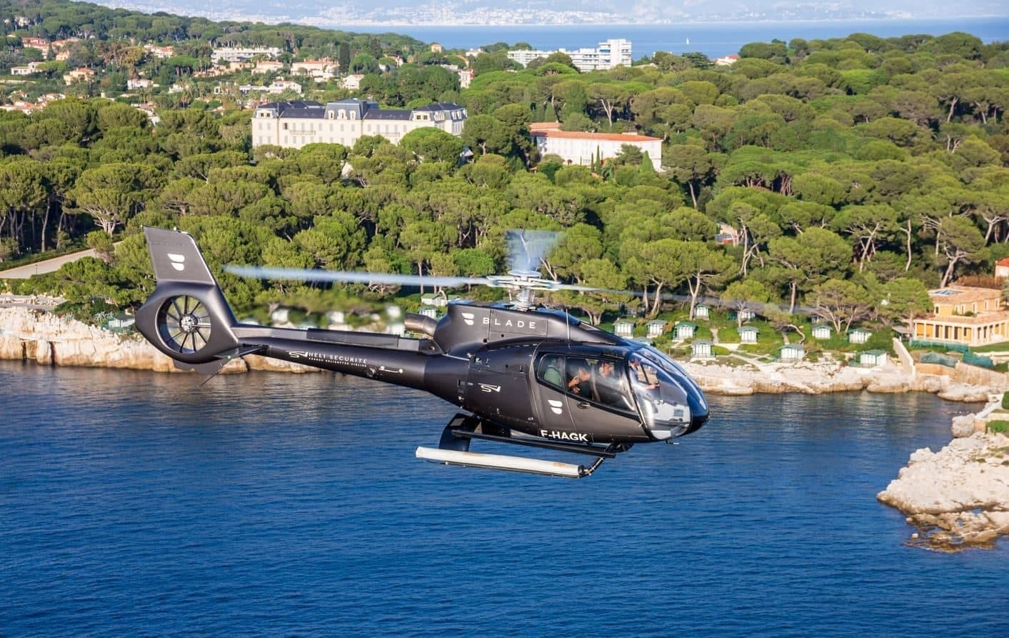 Helicopter transfer French Riviera and Alps