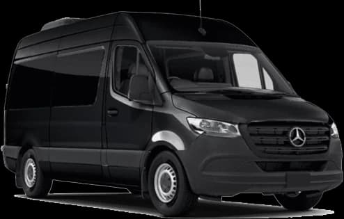 Mercedes Sprinter Van private chauffeur Saint-Tropez — 8 passengers