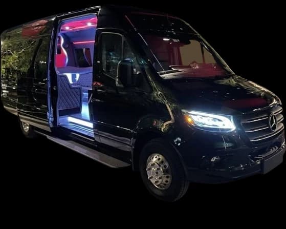 Mercedes Sprinter Van VIP private chauffeur Saint-Tropez — 8 passengers